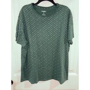 Goodfellow & Co Green Dot Pattern T Shirt Mens XXL Short Sleeve
